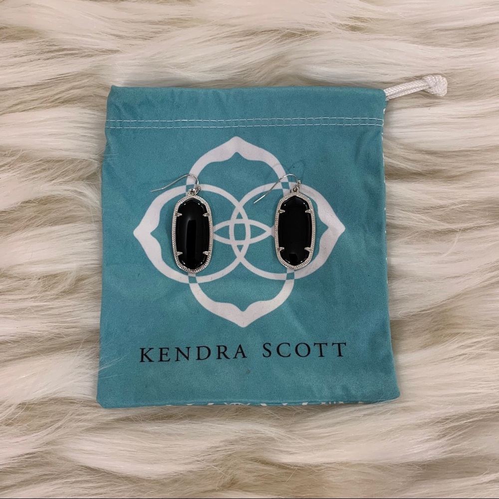 Kendra Scott Elle Silver Drop Earrings